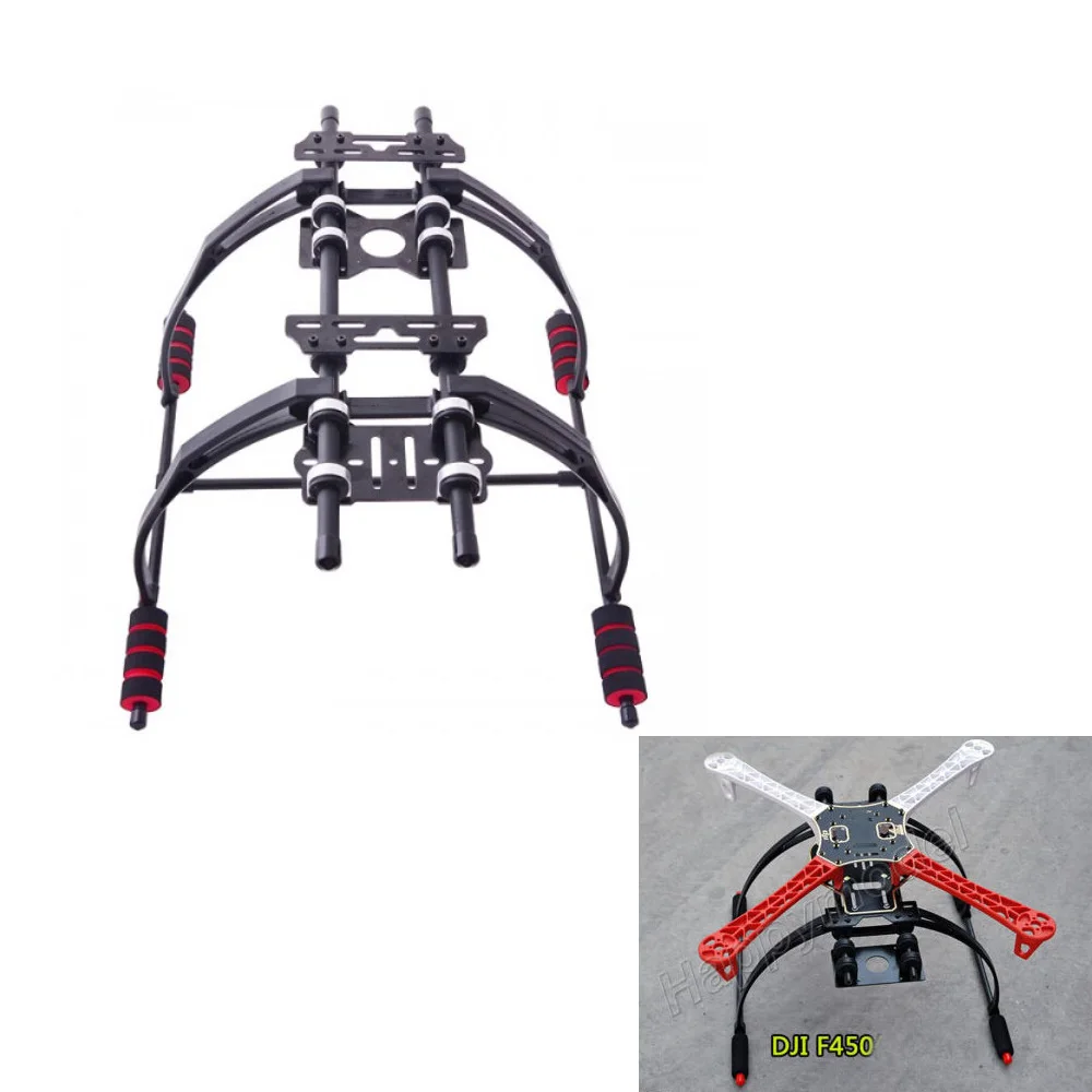

Register shipping 1set New Metal FPV Anti Vibration Multifunction Landing Skid Kit For F450 F550 Quad Hexa copter