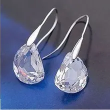 Простые элегантные Кристальные Сережки для женщин модные ювелирные изделия 4ED394