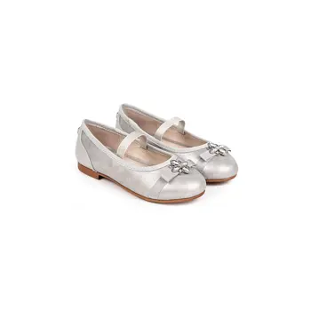

MAYORAL Children's Flats 10644567 summer ballet all-season elegant footwear Shoes for girls girl silver