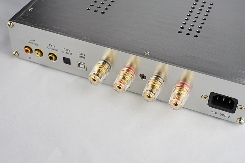2018 D.Sound D310 High Quality Full Digital Audio Amplifier Input USB/Optical/Coaxial/AUX 120W*2 24Bit/192KHz AC110V-240V Remote