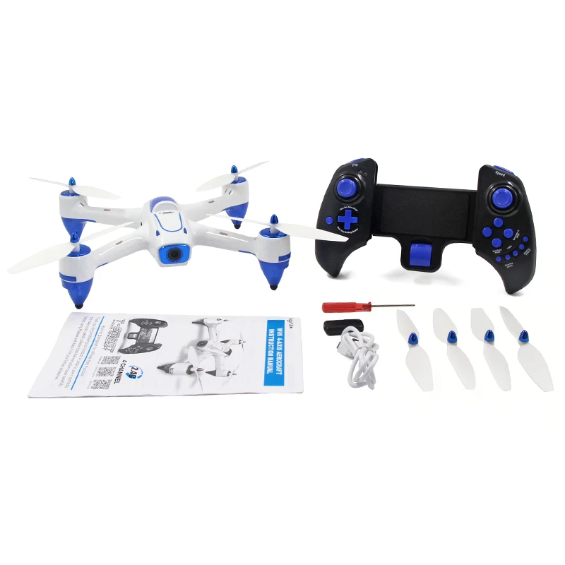 

Remote Control Toys XBM 55 WIFI FPV with 720P Wide-angle HD Camera Altitude Mode RC Quadcopter Support The Aerial Adult Kids Toy