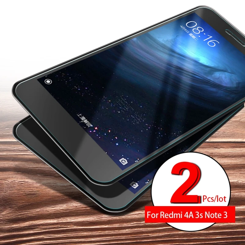 2 Pcs  lot Tempered Glass For Xiaomi Redmi 4A 3s Note 3 Screen Protector Ultra Thin Protective Film Redmi 4A 3s Note 3 Glass    (1)