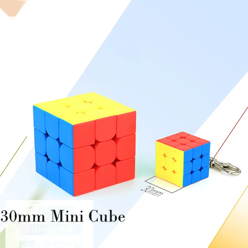 JasopiEt мини 3x3 магический куб брелок куб висячие украшения головоломка детские подарки 30 мм