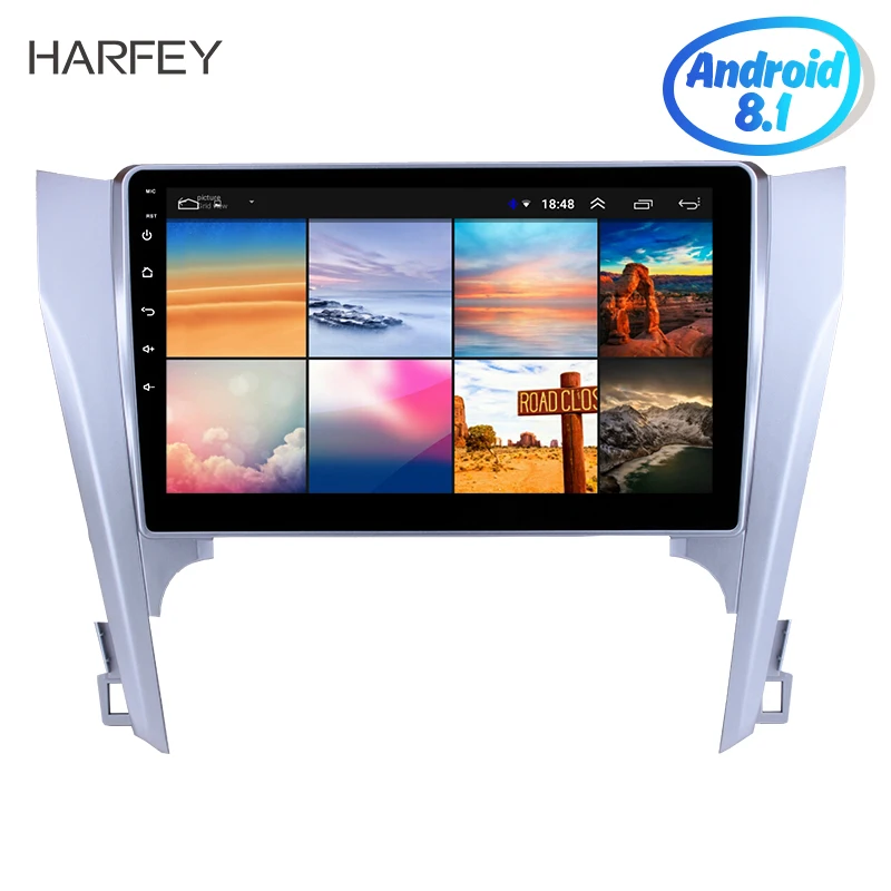 Harfey Car Multimedia Palyer для 2015 Toyota CAMRY 10 1 &quotAndroid 8 автомобильный мультимедийный плеер