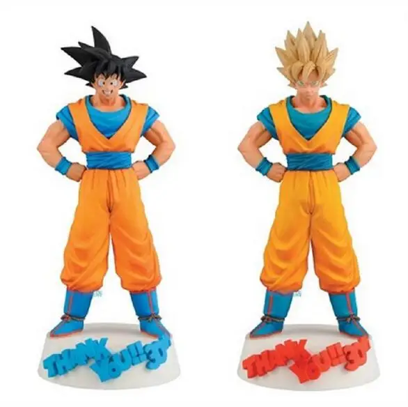 

25cm Dragon Ball Z 30th Son Goku Super Saiyan Action Figure PVC Collection figures toys for christmas gift brinquedos