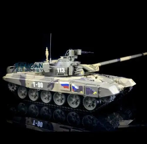 2,4 Ghz Henglong 1/16 масштаб 6,0 пластик Россия T90 RTR rc Танк 3938 стальной редуктор TH12979