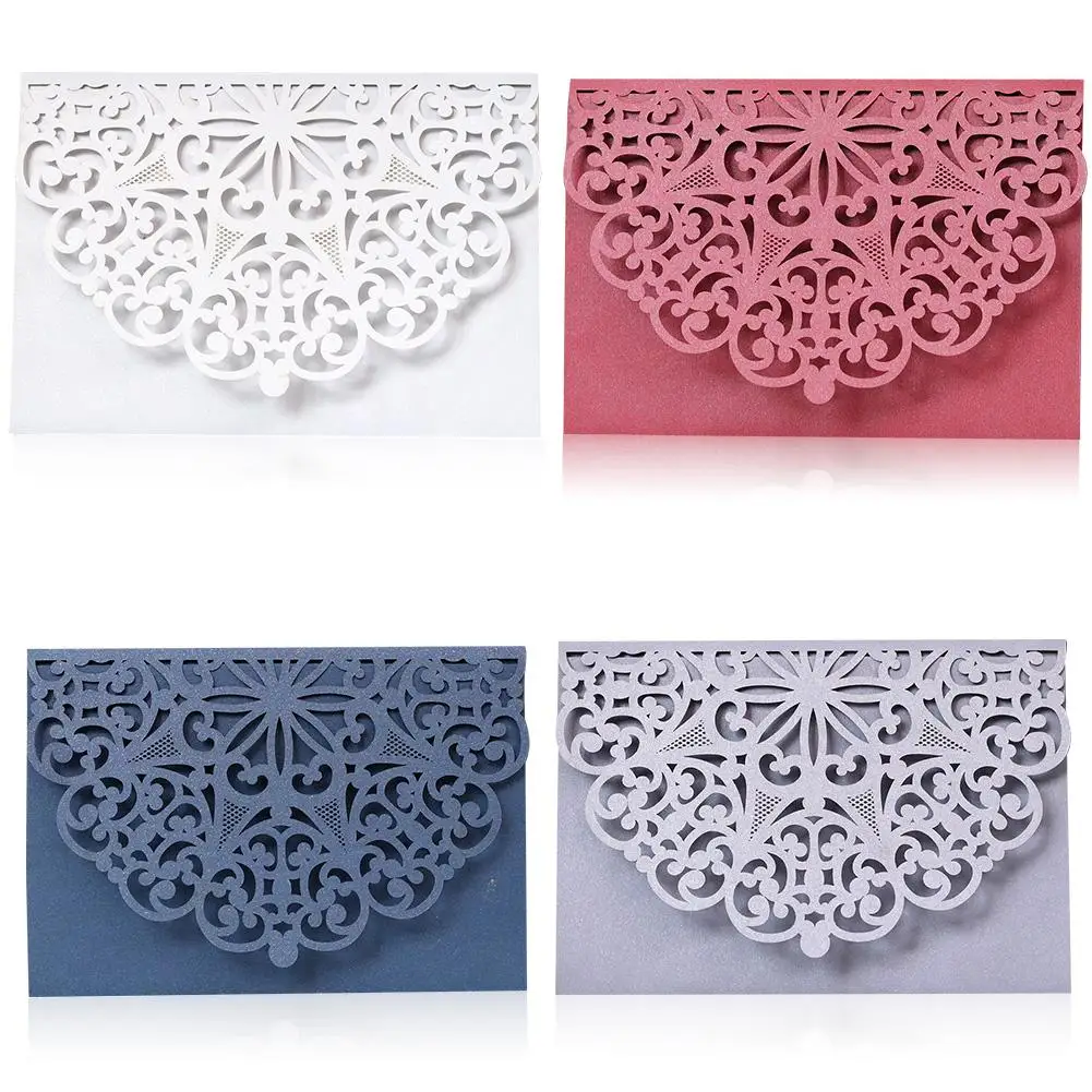  2018 New 10pcs New Laser Cut Wedding Invitations Cards Greeting Cards Business Invitations Cards Pa - 32921650307