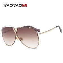 Один кусок Солнцезащитные очки Мужские брендовые дизайнерские высококачественные большие солнцезащитные очки для женщин зеркальный жетский чехол uv400