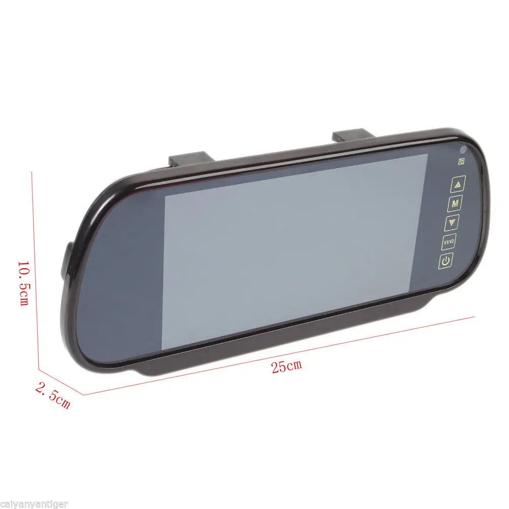 Цветной дисплей TFT LCD диагональю 7 &quotΦ монитор 480RGBx234|mirror monitor|screen carrear view |