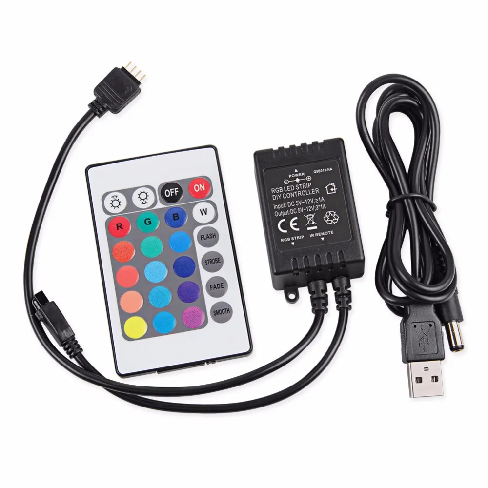 5 В USB светодиодная лента 5050 60 светодиодов/m 0.5 м 1 2 rgb подсветкой ТВ Задний план с 3