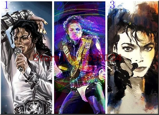 

5d Diy Diamond Mosaic Famous Singer Diamond Embroidery Christmas 3D Diamond Painting Mike Jackson Pictures Home Decor