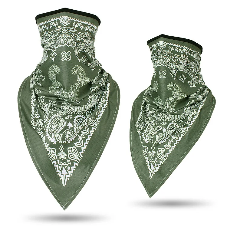 WOSAWE, мотоциклетная бандана, Балаклава, 3D лицо, шид, Балаклава, cagoule visage, мотоциклетный головной платок, велосипедный, сноуборд, Лыжная маска, bivakmuts - Цвет: Army green