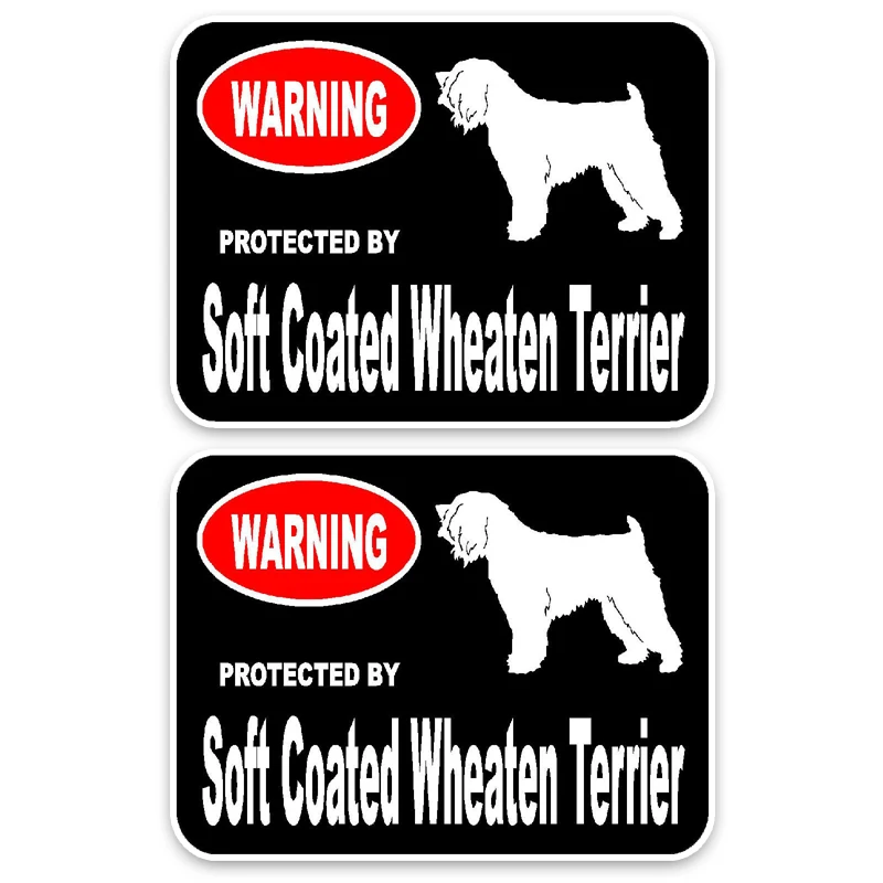YJZT 15*11 4 см 2X мягкое покрытие Wheaten Terrier собака ПВХ высокое качество наклейка для