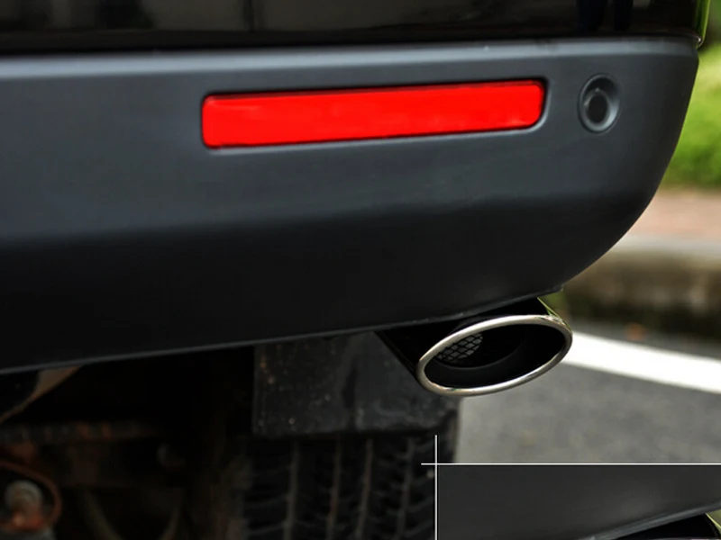 Tail Throat Exhaust Pipe For Land Rover LR4 Discovery 4 2010-2015 tail pipe Car exhaust pipe cover muffler tip auto accessories Tail Throat Exhaust Pipe For Land Rover LR4 Discovery 4 2010-2015 tail pipe Car exhaust pipe cover muffler tip auto accessories