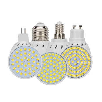 安い Led 植物スポットライト電球 AC110V 220 V GU10 MR16 E27 E14 Led 36 60 80 Led Smd 成長拡散光植物フラワー野菜