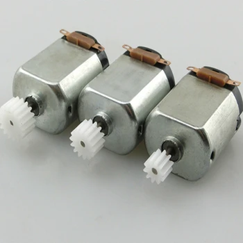 

3Pcs/Lot 130 micro DC motor 3 to 5V Micro four-wheel drive motor DIY gear small motor