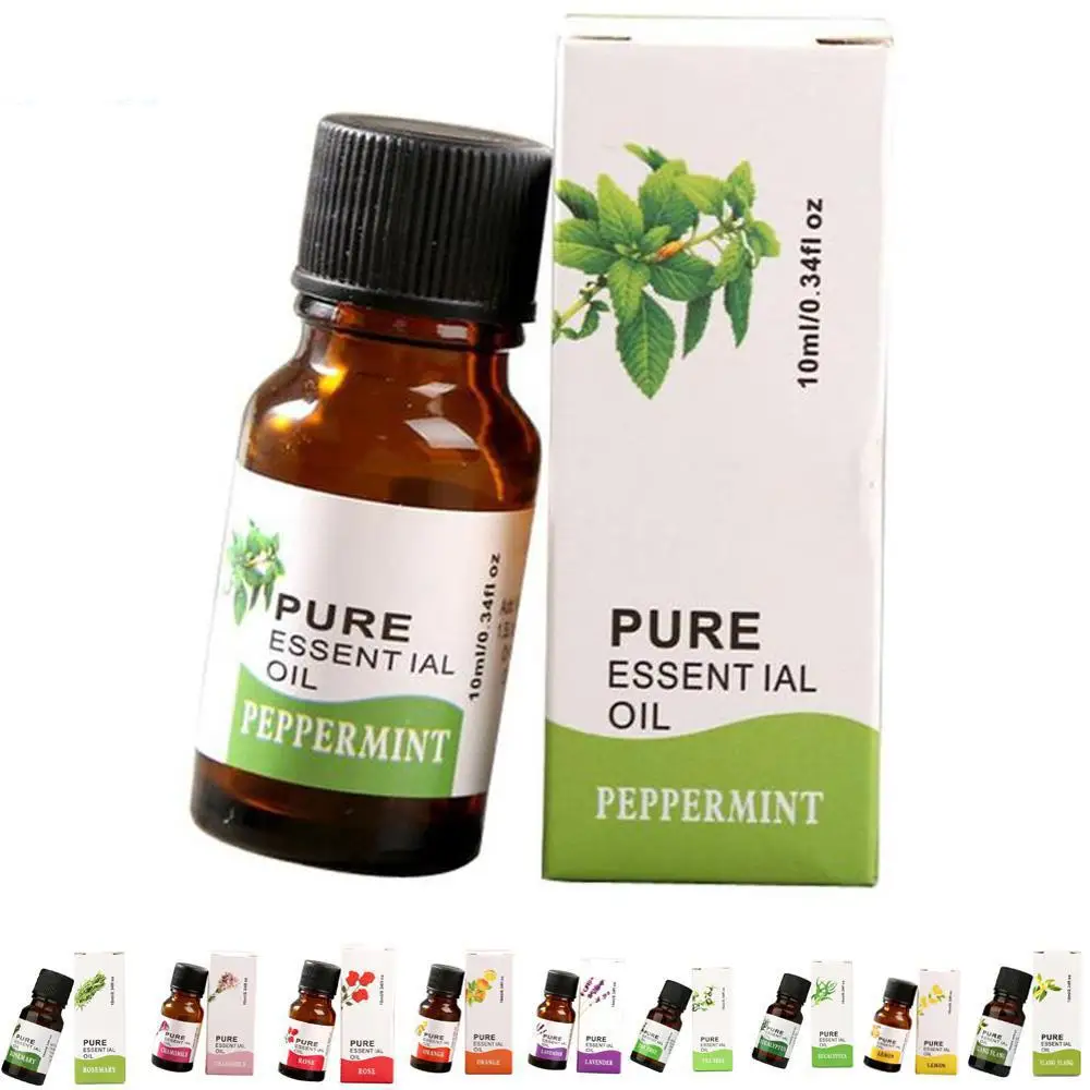 

10ml Essential Oils 100% Pure Natural Aromatherapy Massage Essential Oil of Rosemary Geranium Eucalyptus Carrier Oil