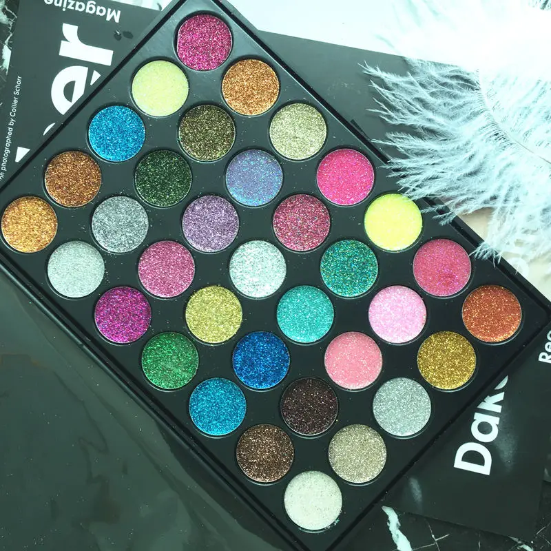 Buy Beauty Glazed 35 colors Glitter Eye Shadow Bright