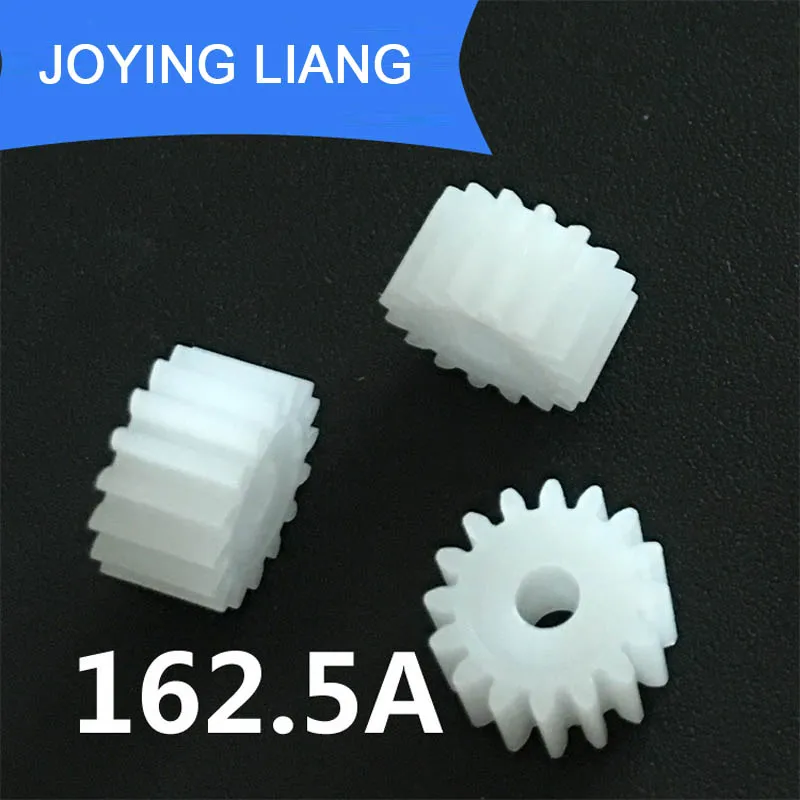 

162.5A Modulus 0.5 16 Teeth 2.5mm Shaft Tight Pom Plastic Gear Toy Model Gear (10pcs/lot)