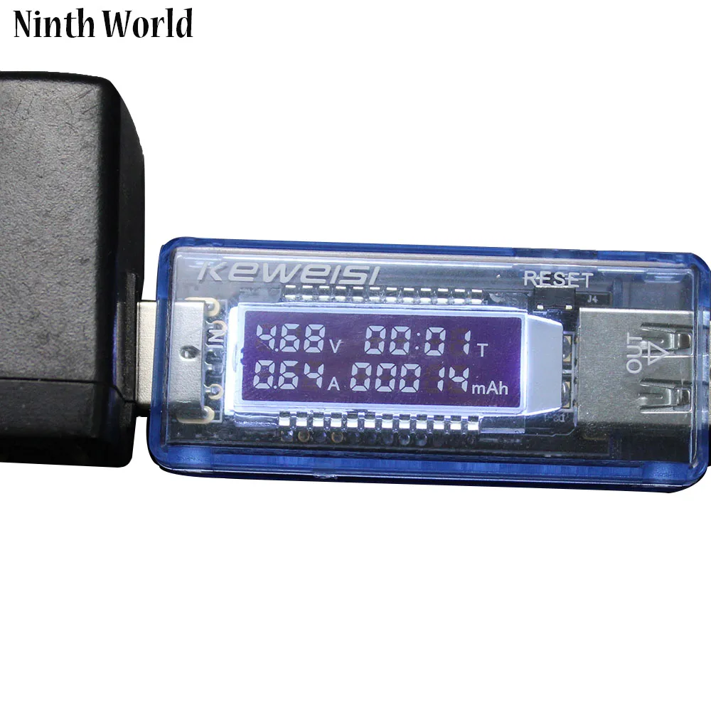 

Ninth World 4 bit detector Electrical power USB capacity voltage tester current meter monitor voltmeter ammeter