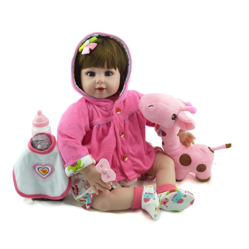 Кукла NPKDOLL 55 см boneca Реалистичная силиконовая кукла reborn menina для новорожденных