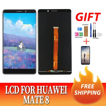 

100% Tested for Huawei Mate8 Mate 8 LCD display +6.0 inch touch screen Digitizer Sensor Glass Panel Assembly mate 8 replacement