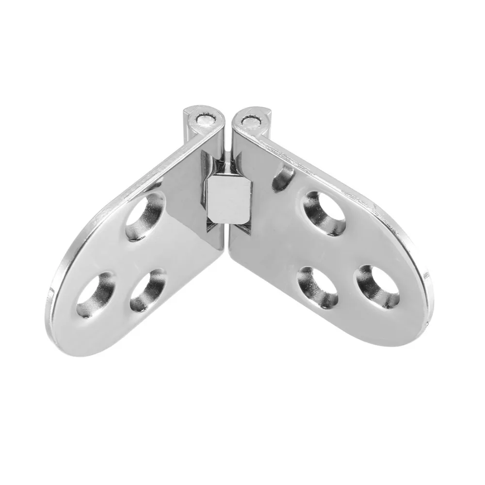 

Uxcell 1 PCS Silver Tone Zinc Alloy 80x30x7mm Sewing Machine Table Folding Flip Hinge 180 Degree Locks Open Install Tools