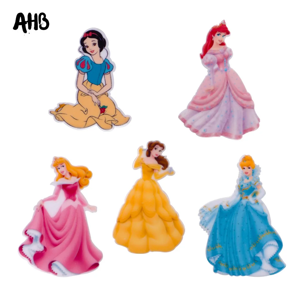 

AHB Planar Resin Cartoon Princess DIY Bows Embellishment Craft Accessories Flat Back Resin Handmade Phone Case Decor Supplier