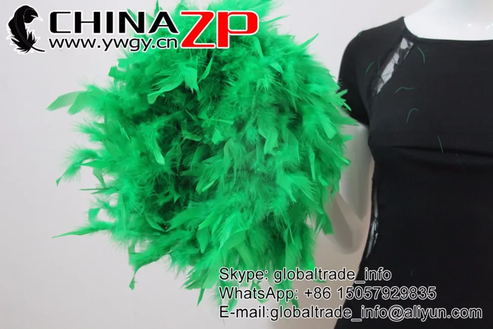 7-lime green turkey feather boa wholesale (16)