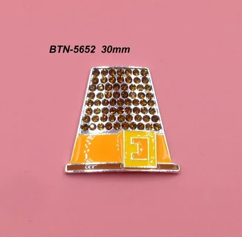 

Free shipping 10PCS flatback rhinestone button(BTN-5652)