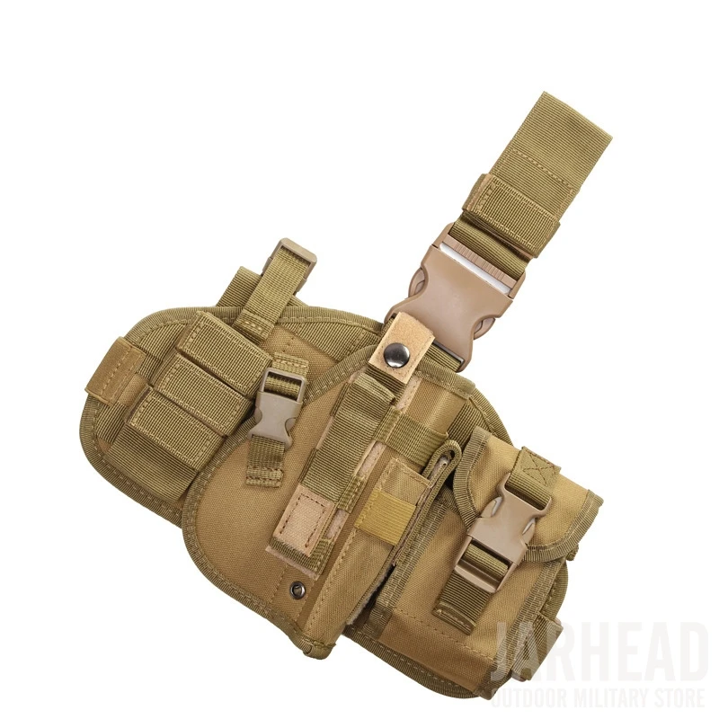 Тактический Molle Drop Leg платформа и пистолет кобура Glock страйкбол Бедро пистолет Регулируемый Торнадо ноги кобура Охота