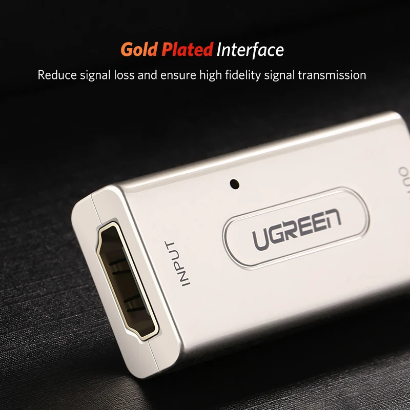 UGREEN HDMI удлинитель повторитель до 10 м 60 м усилитель сигнала активный 1080P Женский HDCP HDMI к HDMI кабель с разъемом HDMI