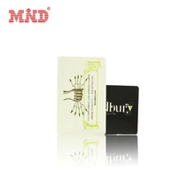 ПВХ 125 кГц LF перезаписываемый T5577 EM4305 чип RFID смарт-карты с заказной печати