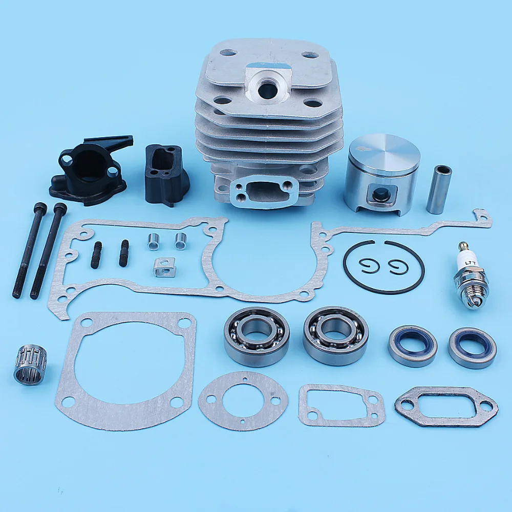 

48mm Cylinder Piston Crank Bearing Gaskets Seal Kit For Husqvarna 61 268 272 Chainsaw Intake Manifold Adaptor Replacement Part