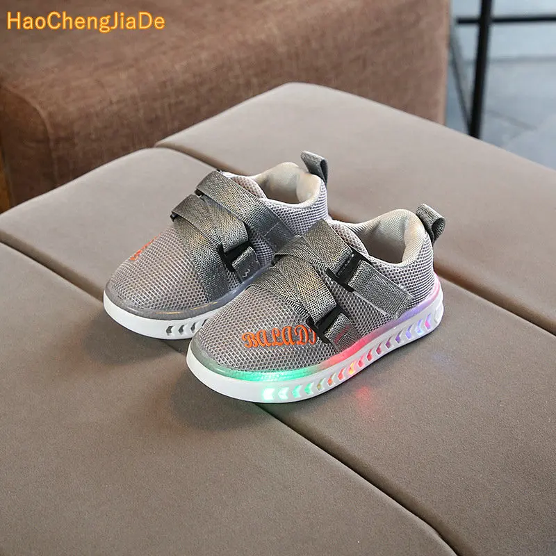 

Kids LED Sneakers Breathable Children Sports Shoes For Baby Girls Boys Luminous Shoes with Light Size 21-30