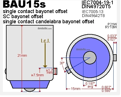 300 шт. латунь BAU15S круглые светодиодные лампы одного контакта штык офсетная печать