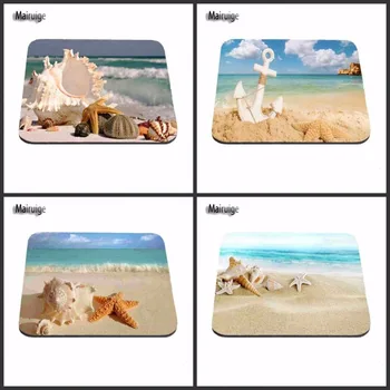 

New Arrivals Print Beautiful Shell beach Weather Computer Gaming Pad to Mouse Rubber Pad Mouse Pads Decorate Your Desk