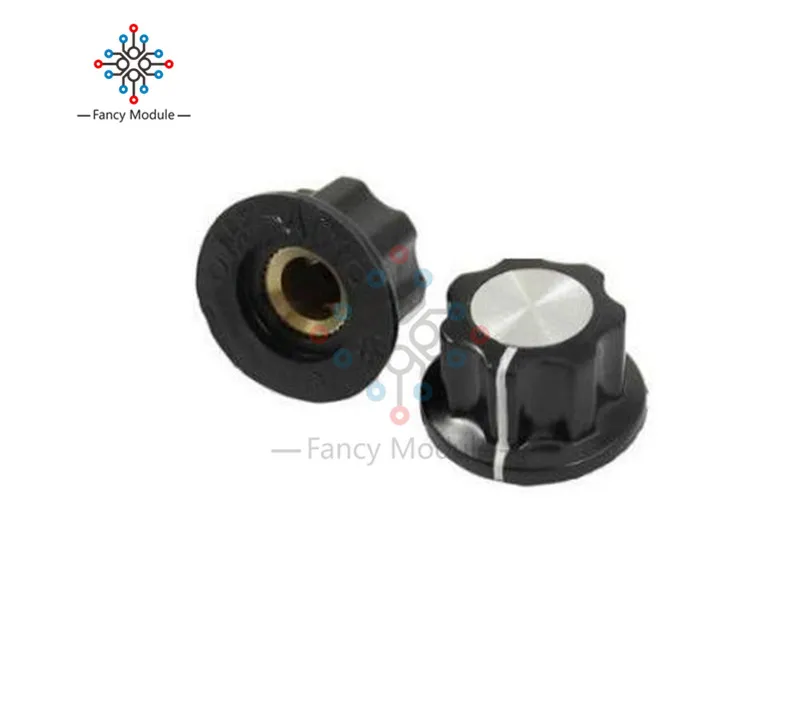 

1Pcs 16mm Rotary Control Turning Knob for Hole 6mm Dia. Shaft Potentiometer New