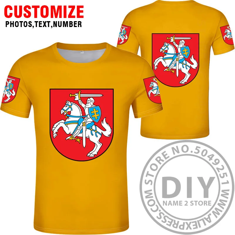 Литовская футболка «сделай сам», таможня, имя страны, номер ltu, футболка с национальным флагом lt lietuva lietuvos, литовский принт, фото одежда - Цвет: Style 10