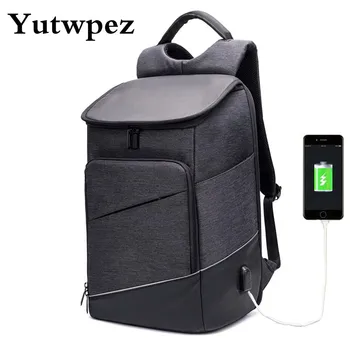 

Hot Sale Men Laptop 15" Backpack External USB Charge Swiss Computer Backpacks Anti-theft Backpack Waterproof Bags for Men Women