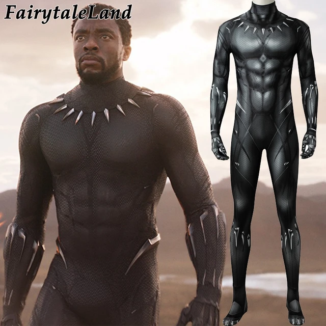 Buy 3D Printing Black Panther Jumpsuit adult Men