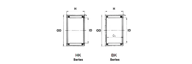 Подшипник zokol HK1008 HK1010 HK1012 HK1015 игольчатый роликоподшипник плавающего 10*14*8/10/12/15 мм