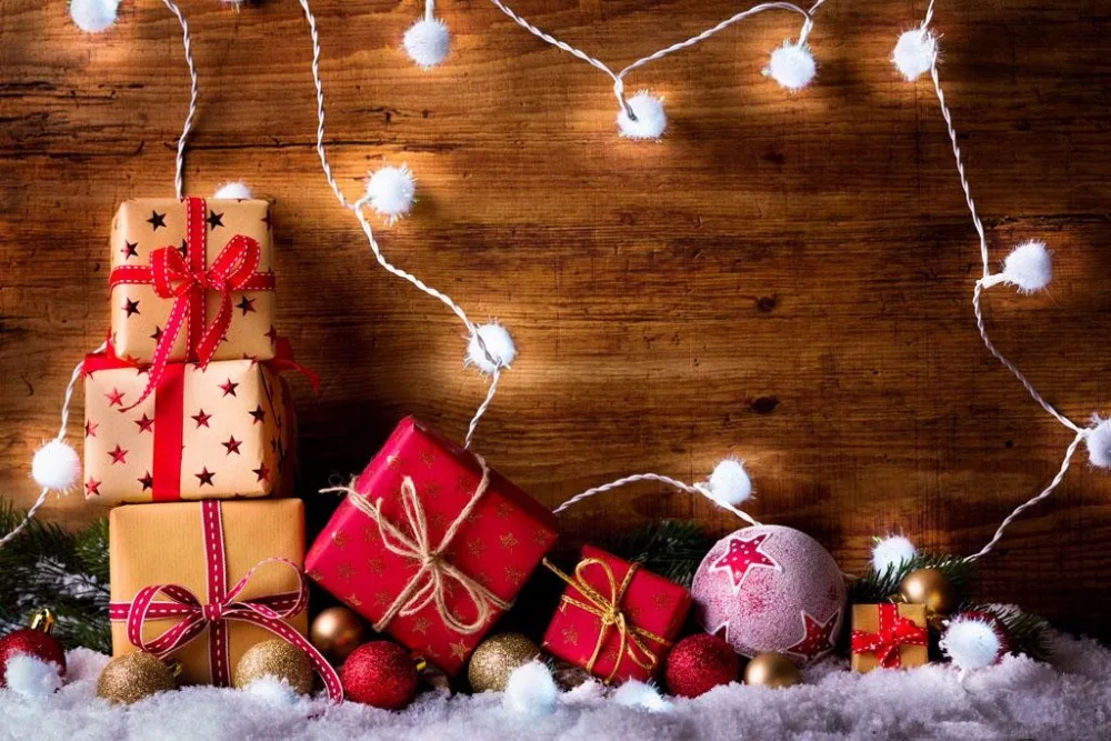 

SHENGYONGBAO Art Cloth Custom Photography Backdrops Props Christmas day theme Photo Studio Background YHSJU-6024