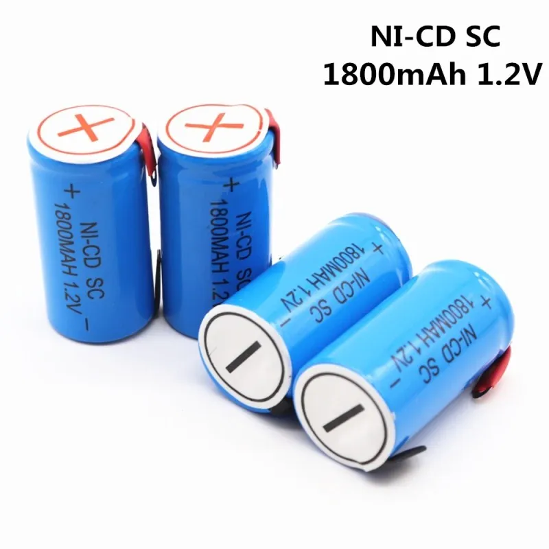 SC 1800 mAh батарея subc аккумуляторная Замена 1 2 V аккумулятор power bank|Перезаряжаемые
