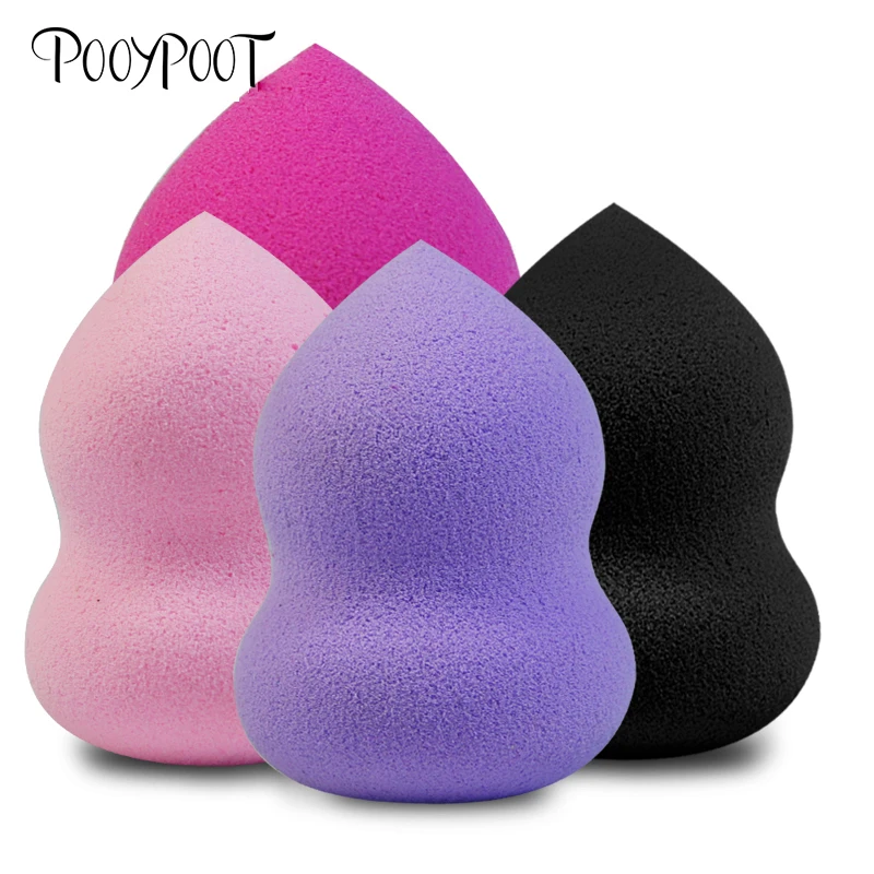 Pooypoot 1 шт. макияж пуховка-губка косметический Puff жидкий косметическая пудра Уход за кожей лица гладкой Красота Косметика Инструменты для - изображение
