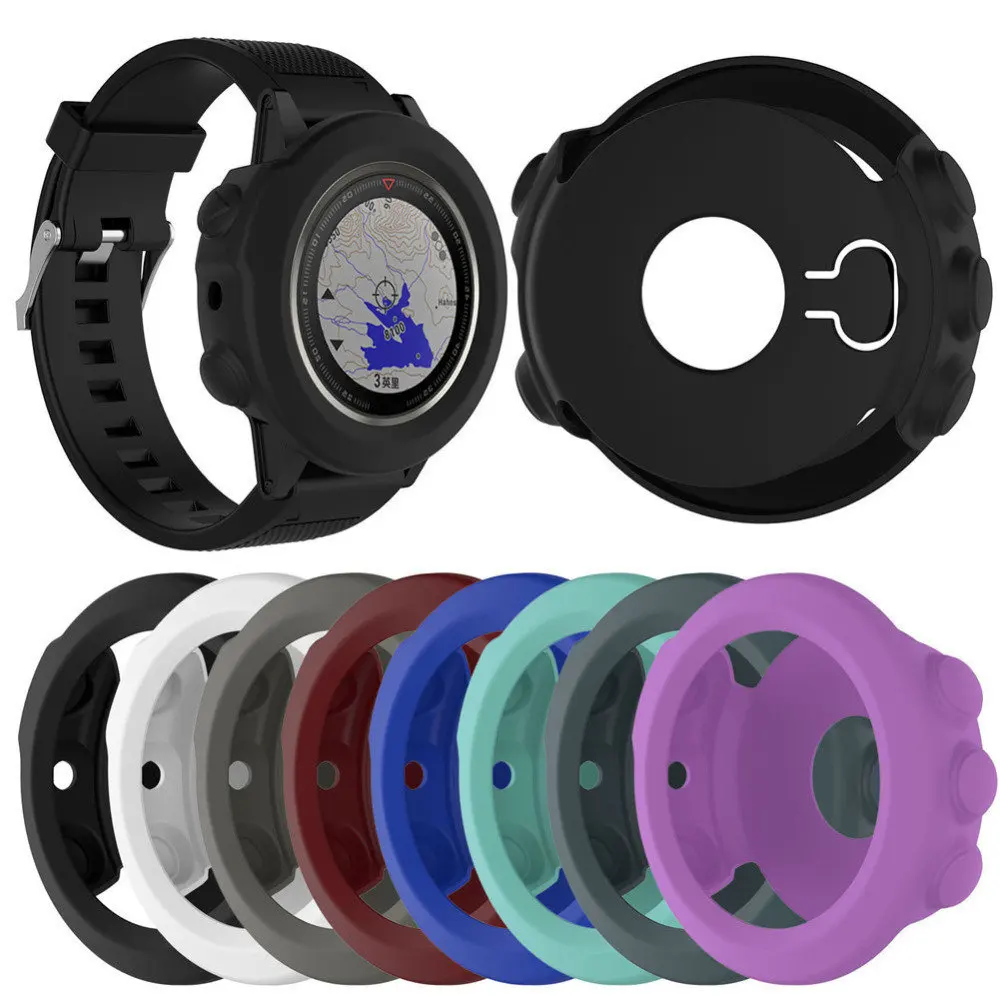 Silicone-Protective-Case-Cover-For-Garmin-fenix-5-5S-5X-Bracelet-Protector-Shell-for-Garmin-Fenix (1)