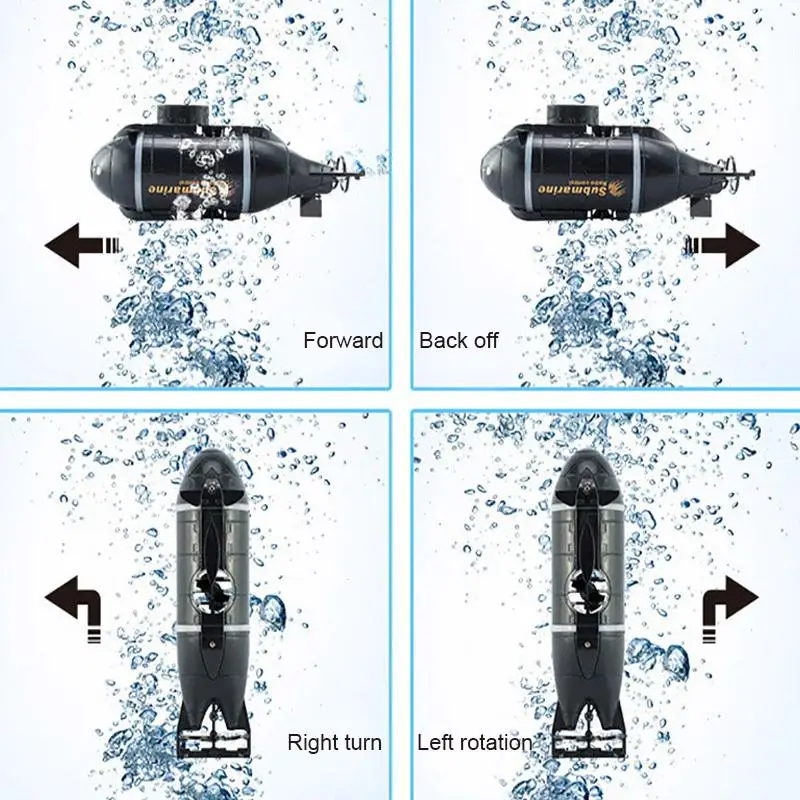 Дистанционное управление мини подводная лодка ванная комната аквариум RC Подводная лодка игрушка модель подводной лодки игрушки для детей