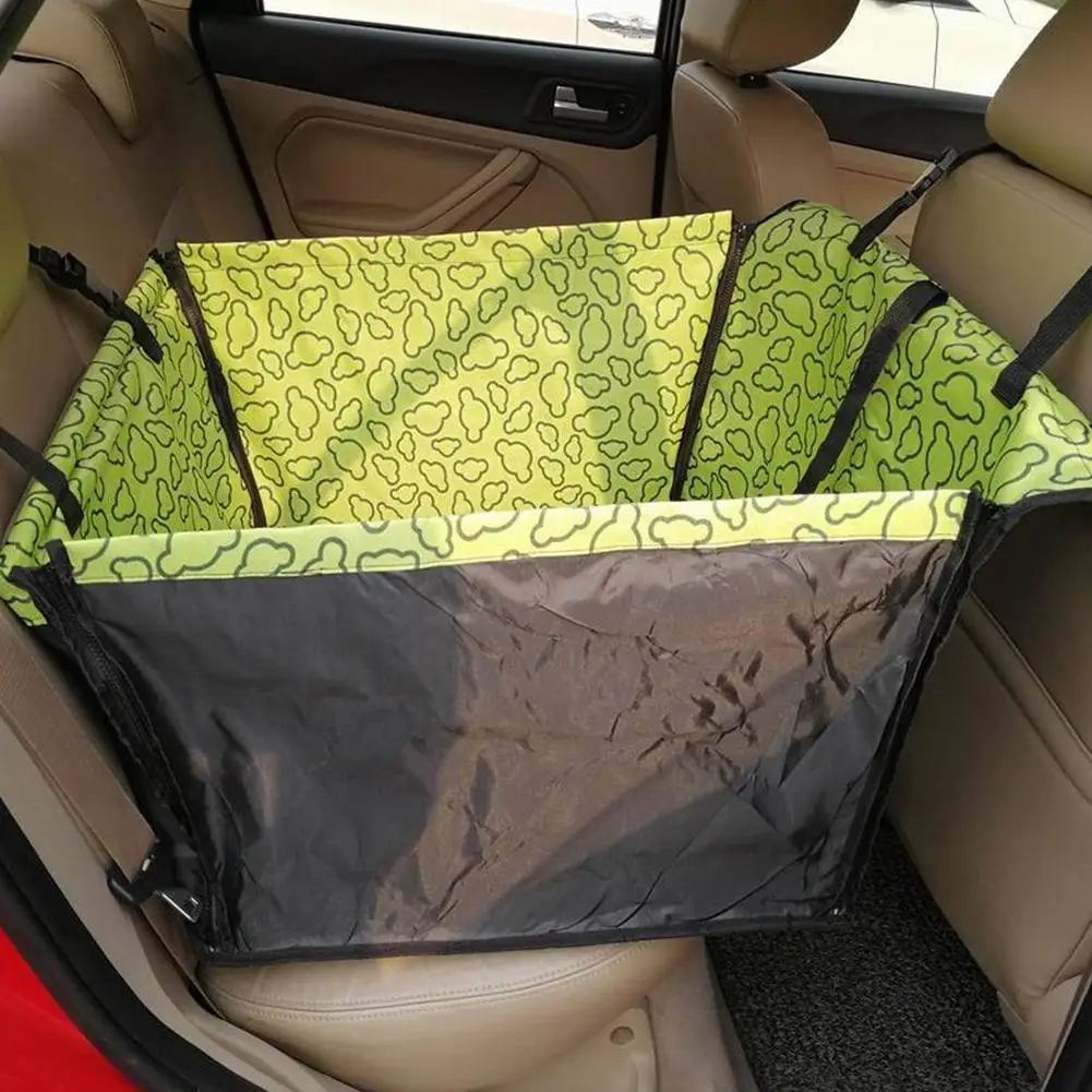 

TPFOCUS Waterproof Oxford Cloth Doublel Back Seat Protector Cover for Pet Cat Dog