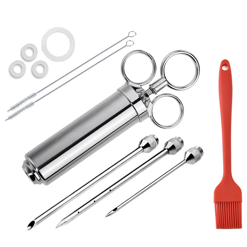 Buy Upgrade Meat Injector Syringe,Poultry Marinade