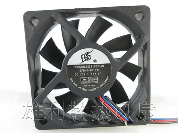 

Original JIE LENG EFB-06C12M 6015 12V 0.14A single ball CPU silent cooling fan